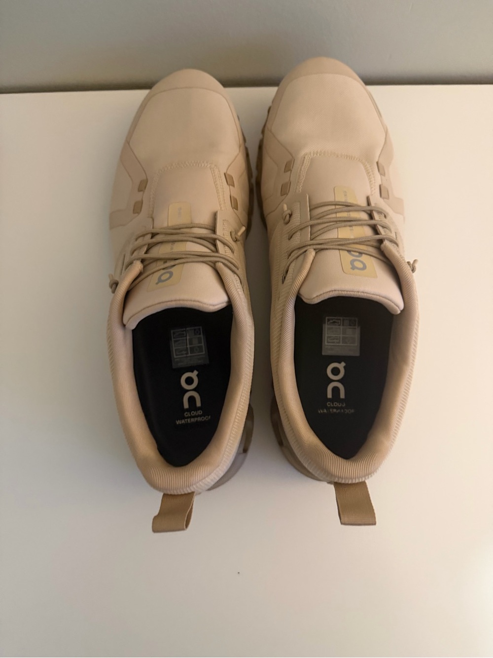 On Cloud 6 Waterproof Men’s Shoes | Sand/Dune | US 10